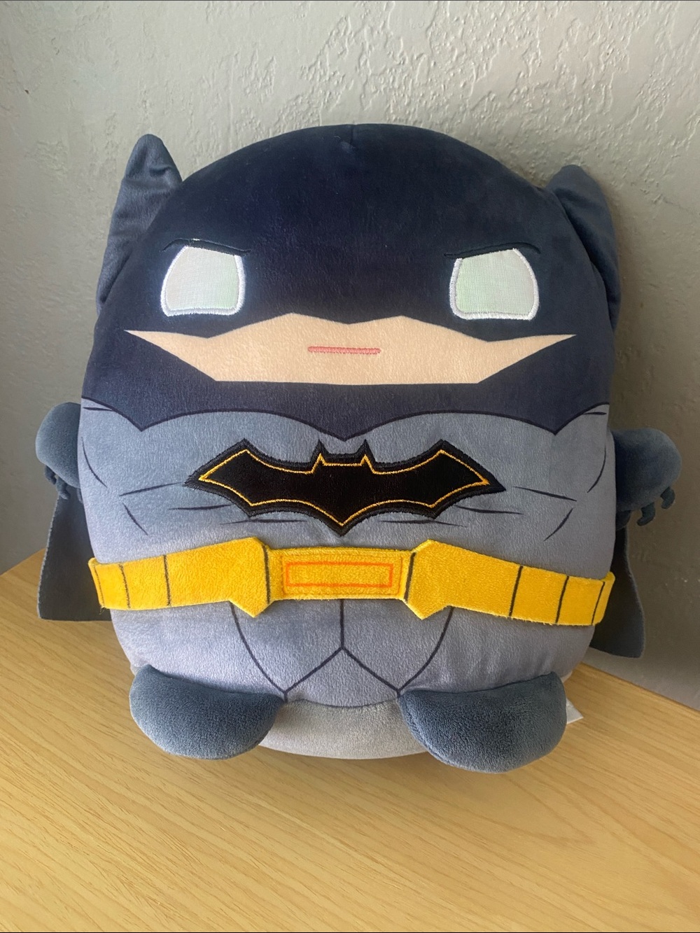 Mattel DC, Batman Plush pillow,  Cuutopia, 11’ Black/gray NWOT